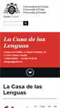 Mobile Screenshot of lacasadelaslenguas.uniovi.es