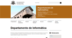 Desktop Screenshot of di.uniovi.es