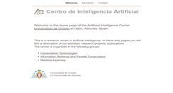 Desktop Screenshot of aic.uniovi.es
