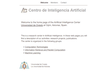 Tablet Screenshot of aic.uniovi.es
