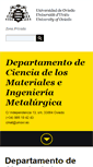 Mobile Screenshot of materiales.uniovi.es