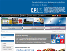 Tablet Screenshot of epigijon.uniovi.es