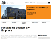 Tablet Screenshot of econo.uniovi.es