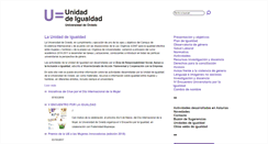 Desktop Screenshot of igualdad.uniovi.es