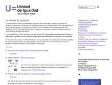 Tablet Screenshot of igualdad.uniovi.es